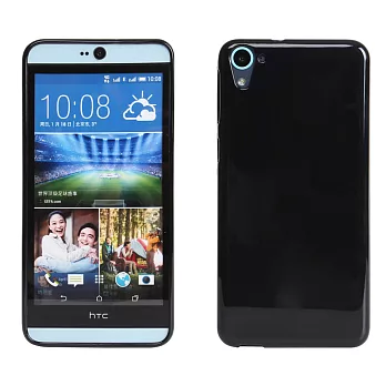 【BIEN】HTC Desire 826 亮麗全彩軟質保護殼 (黑)