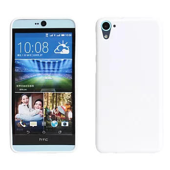 【BIEN】HTC Desire 826 亮麗全彩軟質保護殼 (白)