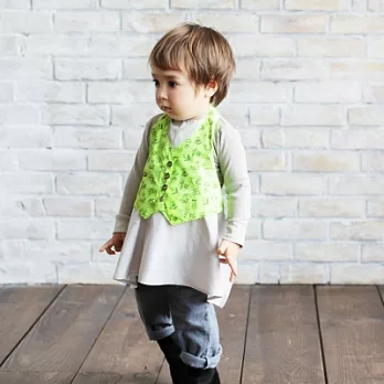 日本MARLMARL-garcon兒童圍兜KID(100cm-110cm) -小黃花