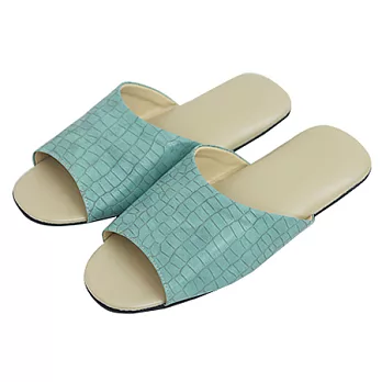 珠光鱷魚皮拖-綠(30)