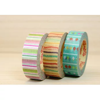 RINK 日本和紙膠帶_日本風 小町縞算盤