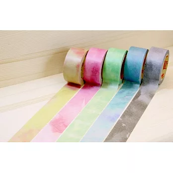 RINK 日本和紙膠帶_水彩色 (黑)