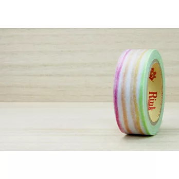 RINK 日本和紙膠帶_色鉛筆 (七彩)