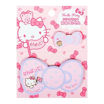 《Sanrio》HELLO KITTY緞帶造型傳言自黏便箋(加加油)