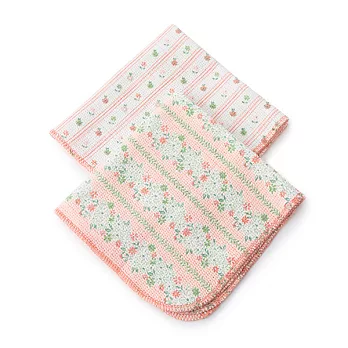 【Afternoon Tea】粉嫩花園抹布2入組(粉紅色)