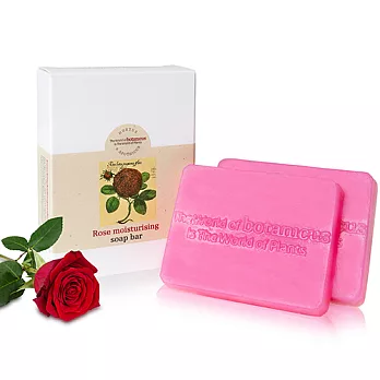 捷克 BOTANICUS 菠丹妮 大馬士革玫瑰精油皂 80g*2