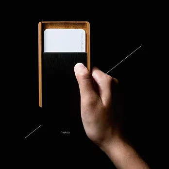 TreAsia_SLIDE︱燻竹名片盒_黑色