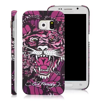 ED HARDY SAMSUNG S6 edge保護殼-老虎蝴蝶