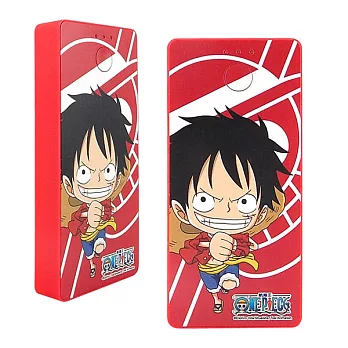 ONE PIECE 航海王 5000mAh 彩繪行動電源熱血魯夫(紅)