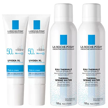 LA ROCHE-POSAY理膚寶水 全護清爽防曬液 UVA PRO 透明色保濕組