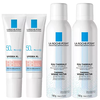 LA ROCHE-POSAY理膚寶水 全護清爽防曬BB霜 03粉嫩色保濕組