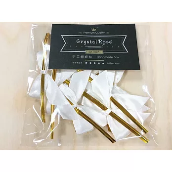 【Crystal Rose緞帶專賣店】10mm手工蝴蝶結#107