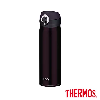 【THERMOS 膳魔師】超輕量 不鏽鋼真空保溫瓶0.5L-深紫色(JNL-500-DPL)深紫色