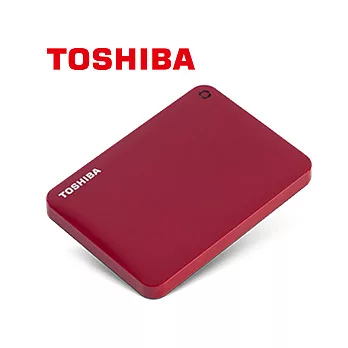 ToshibaCanvio Connect IIUSB3.02.5吋 V8 2TB 外接式硬碟 紅色