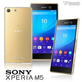 【Metal-slim】 Sony Xperia M5高抗刮透明系新型保護殼