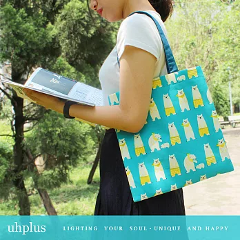 uhplus 散步手袋- 快樂小白熊