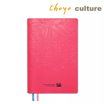 珠友 B6/32K 2016年十字週誌-地圖E桃