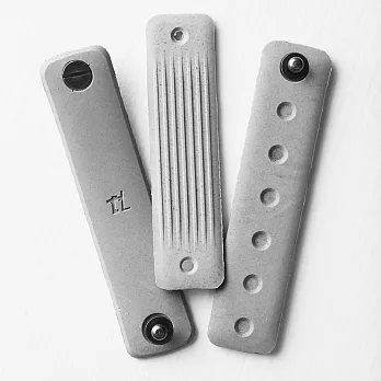 叁層帶 /簡約條紋灰