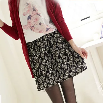 ROSE。首爾女孩滑布短裙 黑系