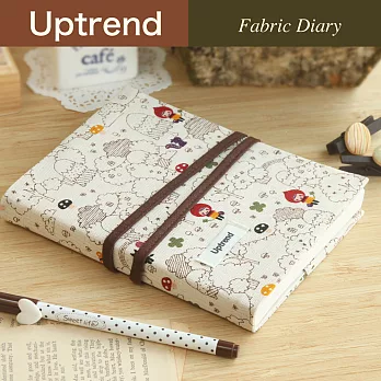 Uptrend Fabric Diary 布手帳-小紅帽森林(咖)