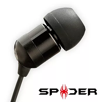 【SPIDER】Starlight Stereo Earphones動圈式耳道式耳機黑色