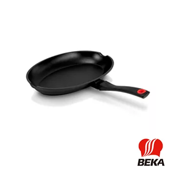 【BEKA貝卡】 Energy 黑鑽陶瓷健康鍋煎魚鍋 (5113527344)黑色