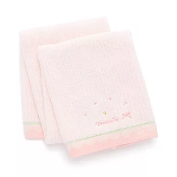 【Afternoon Tea】粉嫩線條洗臉毛巾（粉紅色）