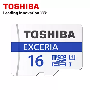 Toshiba 16GB EXCERIA microSDHC UHS-I 48M/s記憶卡 藍-平輸
