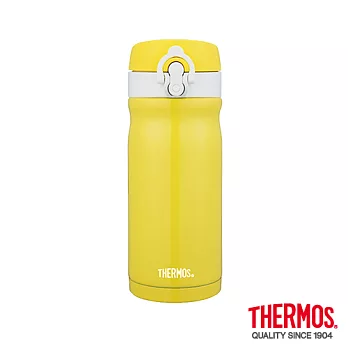 【THERMOS 膳魔師】繽紛歐蕾 不鏽鋼真空保溫瓶0.35L(JMY-352MR-YL)檸黃歐蕾