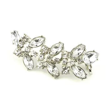 [Bling Q]精巧美鑽稻穗造型耳環(銀)