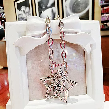 [Bling Q]星空閃閃典雅鑲鑽項鍊(銀)