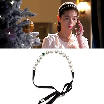 [Bling Q] 韓國來自星星的你千頌伊串鑽兩用髮飾項鍊