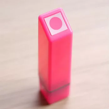 【KODOMO NO KAO】Magical 螢光浸透印章_圓形(粉紅)