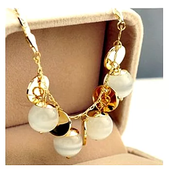 [Bling Q] 金光燦亮夜明珠項鍊