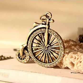 [Bling Q]英式古典腳踏車造型項鍊
