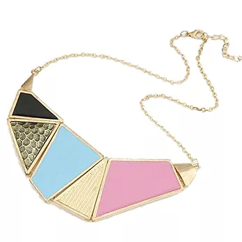 [Bling Q] 韓版彩石普普款項鍊