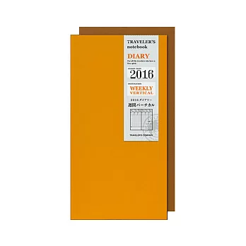 MIDORI Traveler’s Notebook 2016 週間直式手帳-補充包