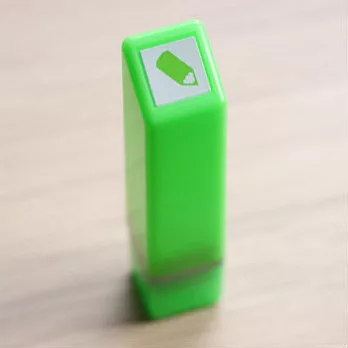 【KODOMO NO KAO】Magical 螢光浸透印章_鉛筆(綠)