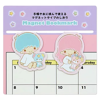 《Sanrio》雙星仙子造型磁鐵書籤組(一組2入)