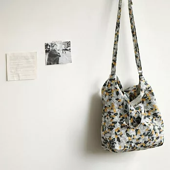 Dailylike 北歐兩用環保肩背袋-04金繡球