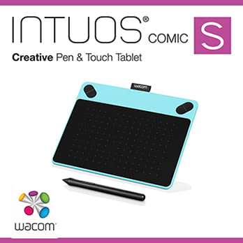 Wacom INTUOS Comic Pen & Touch (S) CTH-490 B1-CX 動漫 時尚藍