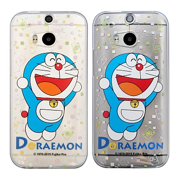 Aztec 小叮噹 HTC One M8 手機保護殼透明矽膠套開心小叮噹