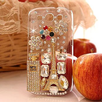 [Bling Q]Samsung S3/I9300夢中巴黎水鑽保護殼