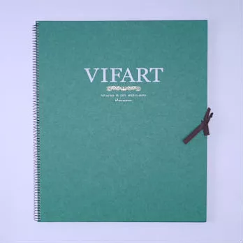 【maruman】vifART_中目紋水彩簿(F8)(綠)