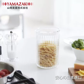 【YAMAZAKI】好時光收納罐M(透明)*日本原裝進口