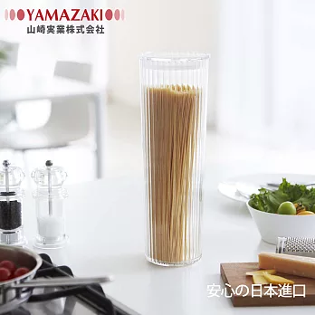 【YAMAZAKI】好時光收納罐L(透明)*日本原裝進口