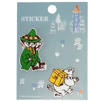 《sun-star》MOOMIN嚕嚕米徽章刺繡貼紙