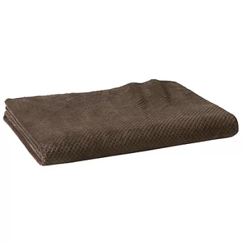 [MUJI 無印良品]暖纖毛鹿子織毛毯/S/單人/棕色