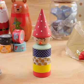 【MARK’S】maste 2015聖誕款_小精靈紙膠帶+收納座(紅)