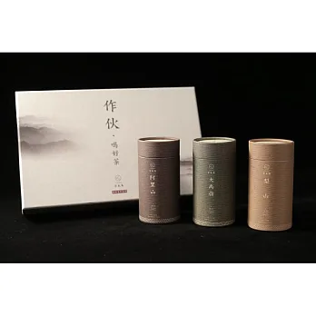 台灣國寶功夫茶《茶氣集》高山烏龍茶3入組-大禹嶺+梨山+阿里山